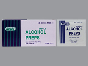 ALCOHOL 70% PREP PADS