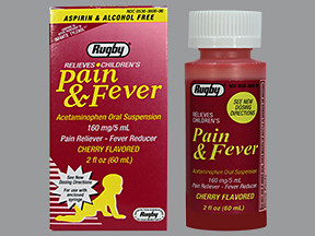 CHILD PAIN-FEVER 160 MG/5 ML
