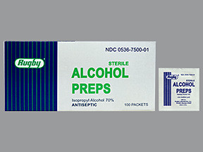 ALCOHOL 70% PREP PADS