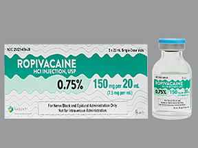 ROPIVACAINE 0.75% 150 MG/20 ML