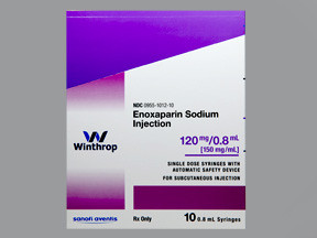 ENOXAPARIN 120 MG/0.8 ML SYR