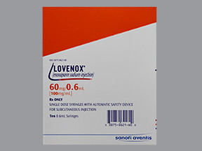 LOVENOX 60 MG/0.6 ML SYRINGE