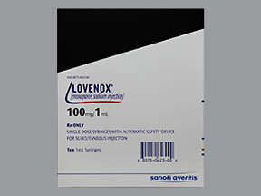 LOVENOX 100 MG/ML SYRINGE