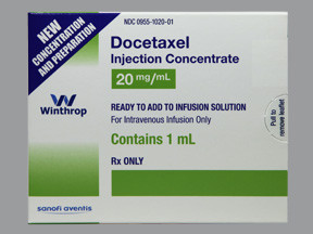 DOCETAXEL 20 MG/ML VIAL