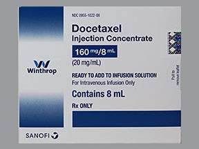 DOCETAXEL 160 MG/8 ML VIAL