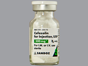 CEFAZOLIN 500 MG VIAL