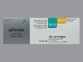 AFREZZA 60-8 UNIT / 30-12 UNIT