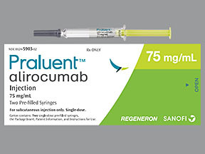 PRALUENT 75 MG/ML SYRINGE