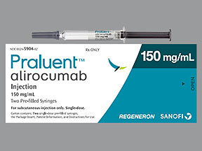 PRALUENT 150 MG/ML SYRINGE