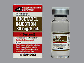 DOCETAXEL 80 MG/8 ML VIAL