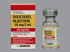 DOCETAXEL 20 MG/2 ML VIAL