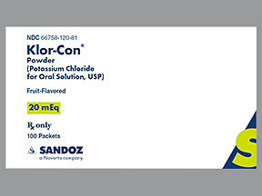 KLOR-CON 20 MEQ PACKET