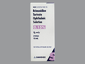 BRIMONIDINE TARTRATE 0.15% DRP