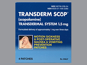 TRANSDERM-SCOP 1.5 MG/3 DAY