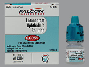 LATANOPROST 0.005% EYE DROPS