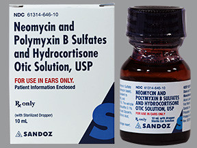 NEOMYCIN-POLYMYXIN-HC EAR SOLN