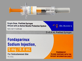 FONDAPARINUX 5 MG/0.4 ML SYR