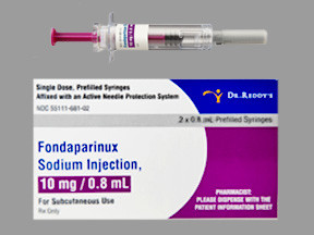 FONDAPARINUX 10 MG/0.8 ML SYR