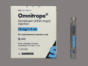 OMNITROPE 10 MG/1.5 ML CRTG