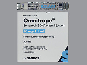 OMNITROPE 10 MG/1.5 ML CRTG