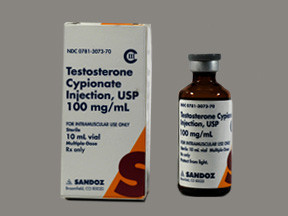 TESTOSTERONE CYP 100 MG/ML