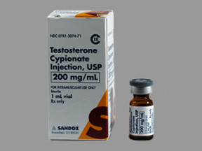 TESTOSTERONE CYP 200 MG/ML