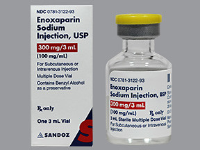 ENOXAPARIN 300 MG/3 ML VIAL