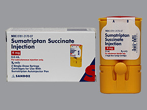 SUMATRIPTAN 4 MG/0.5 ML CART