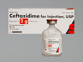 CEFTAZIDIME 2 GM VIAL