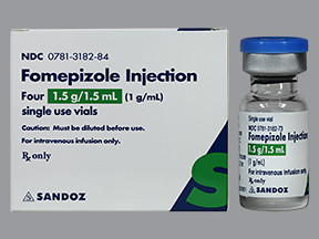 FOMEPIZOLE 1.5 GM/1.5 ML VIAL