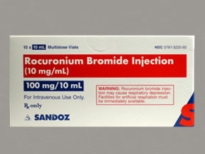 ROCURONIUM 100 MG/10 ML VIAL