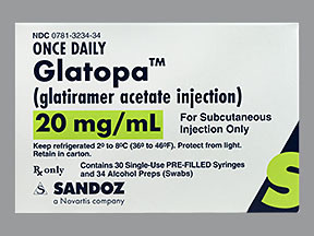 GLATOPA 20 MG/ML SYRINGE