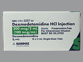 DEXMEDETOMIDINE 200 MCG/2 ML