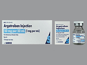 ARGATROBAN-NACL 50 MG/50 ML VL