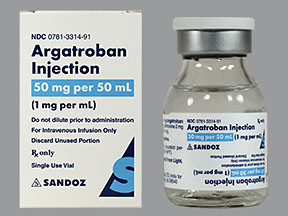 ARGATROBAN-NACL 50 MG/50 ML VL