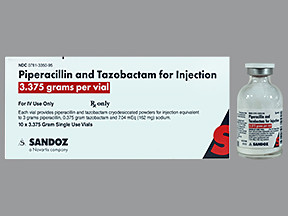 PIPERACIL-TAZOBACT 3.375 GM VL