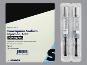 ENOXAPARIN 100 MG/ML SYRINGE