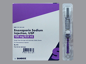 ENOXAPARIN 120 MG/0.8 ML SYR