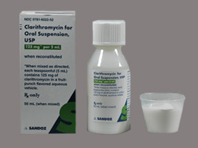 CLARITHROMYCIN 125 MG/5 ML SUS