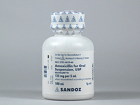 AMOXICILLIN 125 MG/5 ML SUSP