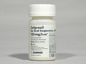 CEFPROZIL 125 MG/5 ML SUSP