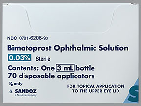 BIMATOPROST 0.03% EYELASH SOLN