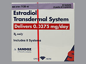 ESTRADIOL 0.0375 MG PATCH