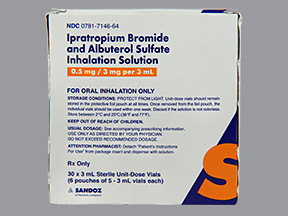 IPRATROPIUM-ALBUTEROL 0.5-3(2.5) MG/3 ML