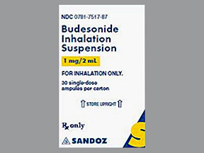 BUDESONIDE 1 MG/2 ML INH SUSP
