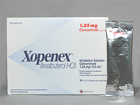 XOPENEX CONC 1.25 MG/0.5 ML
