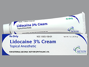 LIDOCAINE 3% CREAM