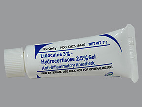 LIDOCAINE-HYDROCORTISONE 3-2.5% GEL