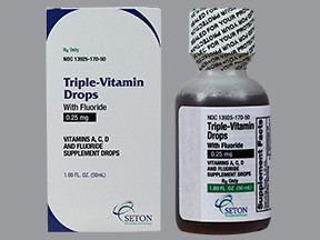 TRIPLE-VIT W-FLUOR 0.25 MG/ML