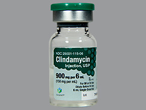 CLINDAMYCIN PH 900 MG/6 ML VL